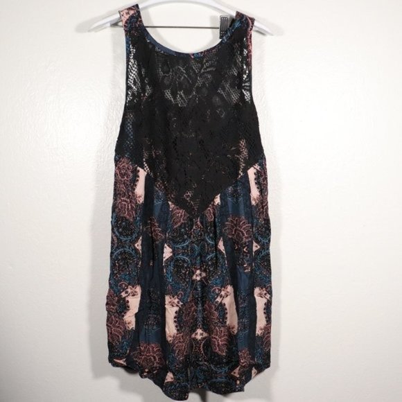 NWT Free People Count Me In Trapeze Black Combo - Picture 11 of 14